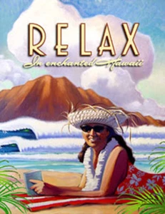 Relax Wade Koniakowsky Kunstdruck 18x24 - Bild 1 von 1