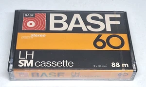 BASF LH SM C-60 Blank Audio Cassette Tape (Sealed) New! - Picture 1 of 4