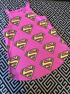 Supergirl Tank Mädchen neu ohne Etikett.  Größe L oder 10/12 - Bild 1 von 4