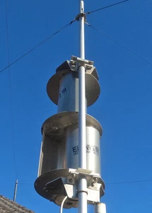 Savonius Rotor: ElvWiS III ALUMINIUM - 240W Hybrid Windturbine mit Generator! - Bild 1 von 2