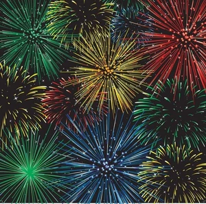 Fireworks Spectacular, foiled scrapbook paper - Reminisce RM038 - Picture 1 of 1