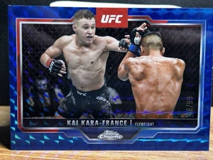 KAI KARA-FRANCIA 2025 Topps Cromo UFC/99 AZUL GEOMÉTRICO Refractor #81 Peso Mosca - Imagen 1 de 4