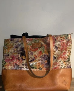 Patricia Nash große Tasche Toscani italienisches Leder Verdi ~ Top Zustand!! - Bild 1 von 12