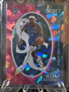 2023-24 Select Shai Gilgious-Alexander Certified Pink Cracked Ice ❄️🧊 /99 No.20 - Picture 1 of 3