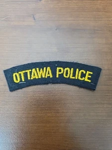 Ottawa Police Dept Canadian Police Shoulder Patch Obsolete Vintage - Bild 1 von 2