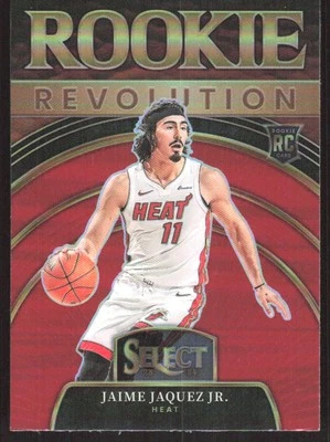 10154F 2023-24 Panini Select #23 Jaime Jaquez Jr. Rookie Revolution Red Prizms - Image 1 of 2