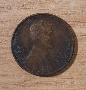 1938 LINCOLN WHEAT PENNY PHILADELPHIA ONE 1 CENT (MM3) - Picture 1 of 2