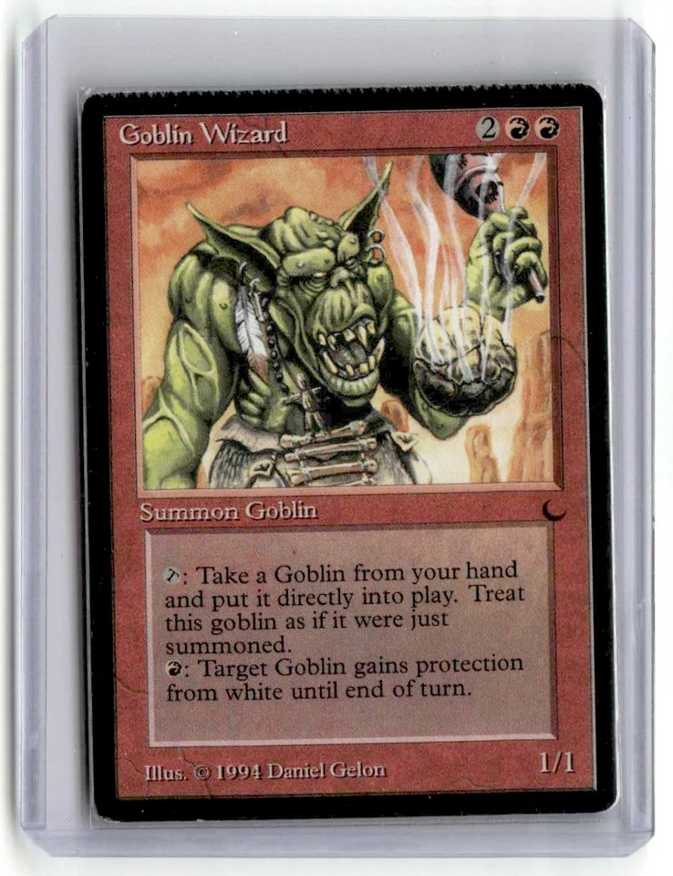 Masters Edition Goblin Wizard Crimp Error Masters/Rare - Image 1 of 2