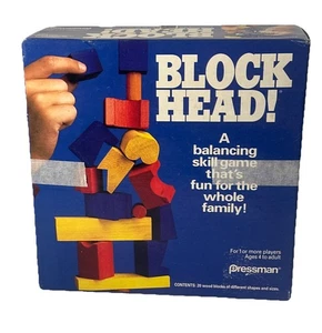 Vecchio gioco Block Head 1992 Pressman n.4470 (0) - Foto 1 di 9