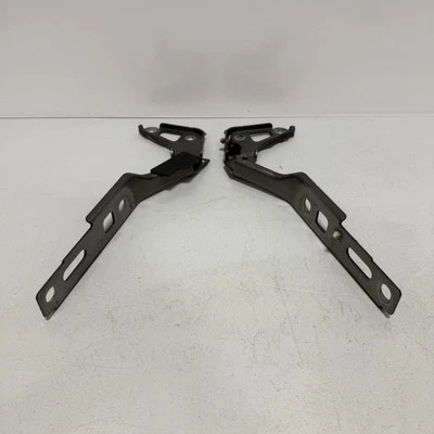 AUDI Q7 2007 - 2015 - JUEGO PAR DE BISAGRAS CAPÓ DELANTERO IZQUIERDO Y DERECHO GRIS OEM Foto 1 de 4