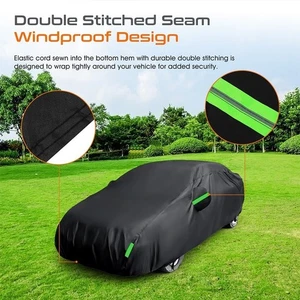 Car Full Cover For TOYOTA Breathable 190T Outdoor Snow Sun Protect US - Picture 1 of 13