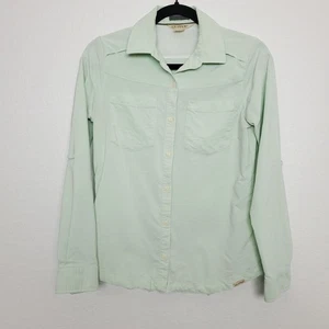 Exofficio Women's Balandra Long-Sleeve Shirt Size S Light Green Hiking FLAW - Picture 1 of 10