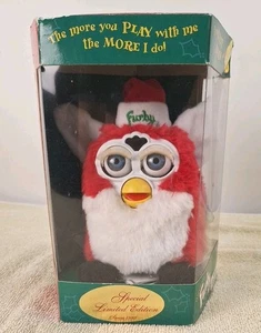 De colección Navidad Santa Furby Edición Especial Limitada 1999 70-885 Ojos Azules Nuevo en Caja - Imagen 1 de 9