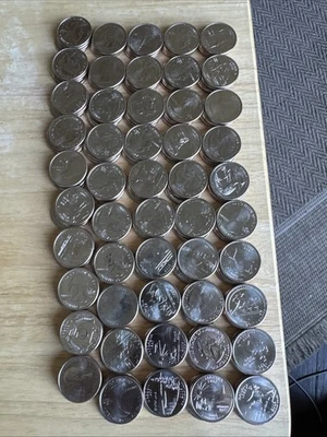 Lot Of (200) 1999-2009 US State Quarters + Territories Uncirculated Random - Image 1 of 4