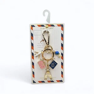 NUEVO Fiel a la Forma - Llavero Llavero con Clip para Viajeros Bolso de Mano Dije - Go/Pi - Imagen 1 de 2