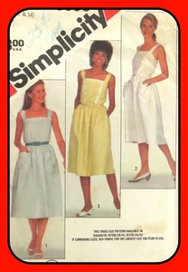 Maglione modello prendisole Misses Corpetto aderente Semplicità 5886 Vintage 1983 10-12-14 - Foto 1 di 4