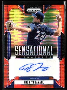 2025 Panini Prizm Baseball Trey Yesavage Sensational Signatures /99 - Picture 1 of 2