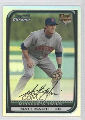 2008 Bowman Draft Chrome Refractor Matt Macri #BDP28 - Image 1 of 2