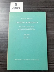 Colores Rhetorici. Eine Auswahl rhetorischer Figuren und Gemeinplätze als Hilfsm - Bild 1 von 4