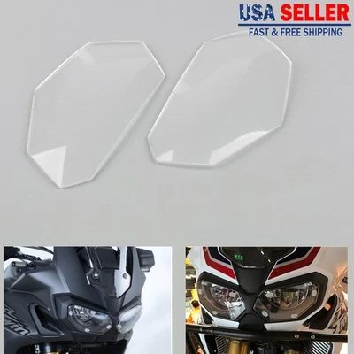 Front Headlight Lens Covers Guard For Honda CRF1000L Africa Twin 2016-2017 UE UE - Изображение 1 из 4
