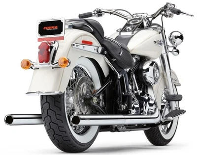 Cobra True Duals Chrome Exhaust System w/Billet Tips (6986) Foto 1 de 2