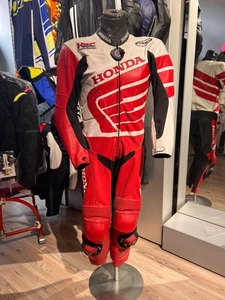 TUTA INTERA HONDA by SUOMY (BIANCA/ROSSA) TG. M - Foto 1 di 13