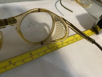 Gafas Willson Plegables Steampunk Soldador Ámbar Gafas con Lente Transparente Foto 1 de 4