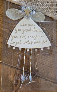 Department 56 Sandra Magsamen Artful Angel Wall Hanging Ornament Wherever you go - Picture 1 of 6