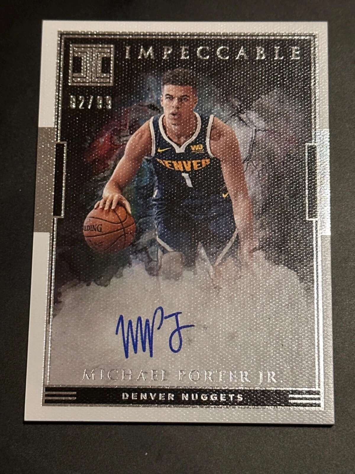 Michael Porter Jr. 2018 Impeccable #124 Base /99 Price Guide