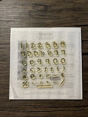 Nuevo Conjunto de Sellos Números y Símbolos Cerca de Mi Corazón B1017 NÚMEROS BOCETOS Foto 1 de 3