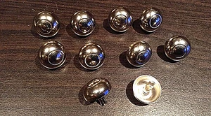 10 borchie d'argento per custodia per chitarra Gibson Fender Martin borsa da viaggio bagagli berretto piedi - Foto 1 di 7