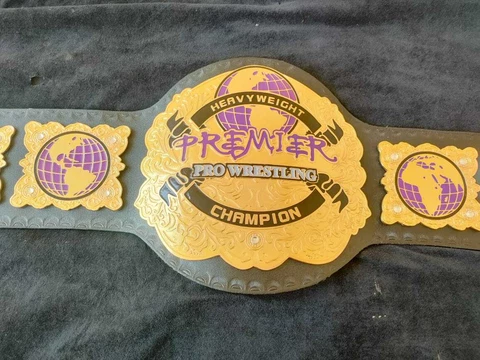 Premier Wrestling Championship Belt Replica 4mm ZINC Cover