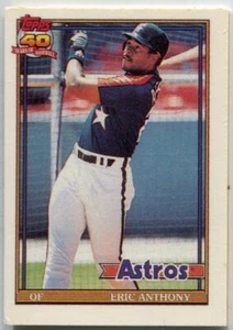 1991 Topps Cracker Jack (Series Two) #3 Eric Anthony Houston Astros - Picture 1 of 10