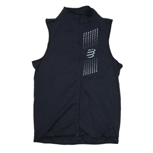 Chaleco cortavientos Compressport Hurricane para hombre M negro - Imagen 1 de 4