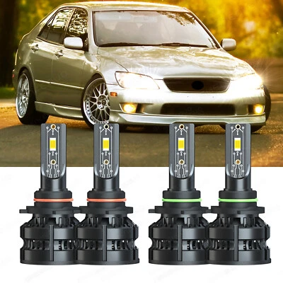 Faros LED de 2 puertas para Lexus SC300 SC400 1992-2000 cupé base haz alto bajo 4x Foto 1 de 4