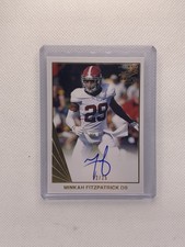 2018 Leaf Ultimate Draft Football GOLD AUTO #BA-MF1 Minkah Fitzpatrick 12/25 SP