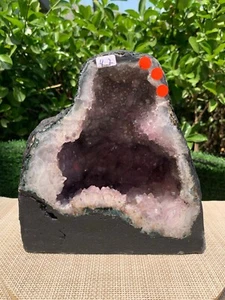 9.26LB Large Natural Amethyst Geode Cathedral Crystal Cluster Specimen Healing - Picture 1 of 12