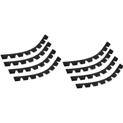 8Pcs Guard Scrape Skid Plate Anti-Skid DIY Protection For Car Front Bumper Lip - Image 1 of 4