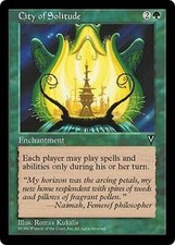 MTG MAGIC THE GATHERING - CITY OF SOLITUDE - VISIONS - NEAR MINT!