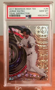 2017 Bowman High Tek Jorge Mateo Tidal Diffractor Pre Rookie #'d /199 PSA 10 - Bild 1 von 2