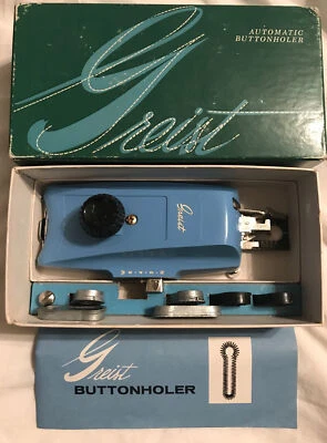 Vintage Greist Automatic Buttonholer Sewing Machine Stitch Attachment  - Image 1 of 4
