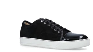 ZAPATILLAS BAJAS LANVIN PARIS NEGRAS UK 7 EU41 PRECIO DE VENTA SUGERIDO POR EL FABRICANTE £370 XE32 - Imagen 1 de 18