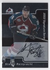 2002-03 Be a Player Signature Series Autograph Buybacks 2001 Steven Reinprecht