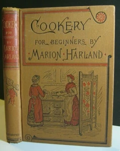 RARE❤️ VICTORIAN COOKBOOK_COOKERY FOR YOUNG HOUSEKEEPERS_CAKES BREADS+_HARLAND - Picture 1 of 12