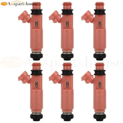 Топливные форсунки 6 шт для 04–06 Toyota Camry/Sienna/Solara Lexus Es330 Rx330 3,3 л - Изображение 1 из 4