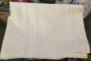 3 yards unfinished fine Tablecloth Linen, suitable for embroidery, has cutwork - Picture 1 of 2