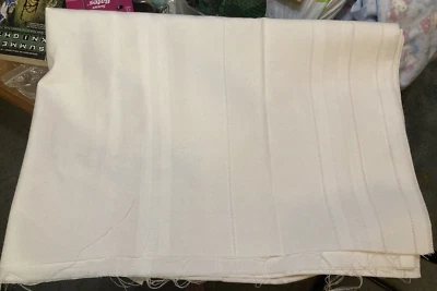 3 yards unfinished fine Tablecloth Linen, suitable for embroidery, has cutwork - Image 1 of 2