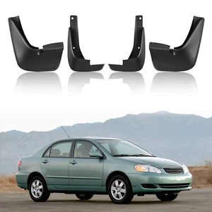 4PC Front Rear Mud Flaps Splash Guards For Toyota Corolla 2003-2008 Sedan 4-Door - Picture 1 of 7