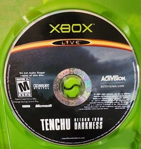 Tenchu: Return From Darkness (Microsoft Xbox, 2004) solo disco - Imagen 1 de 1