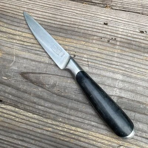 8.5" Chicago Cutlery Black Handle 3.5" Blade Paring Knife - Picture 1 of 3
